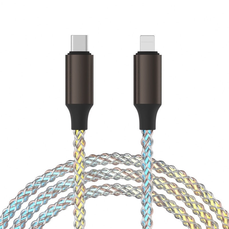 RGB Colorful Data Cable Luminous Charging Cable
